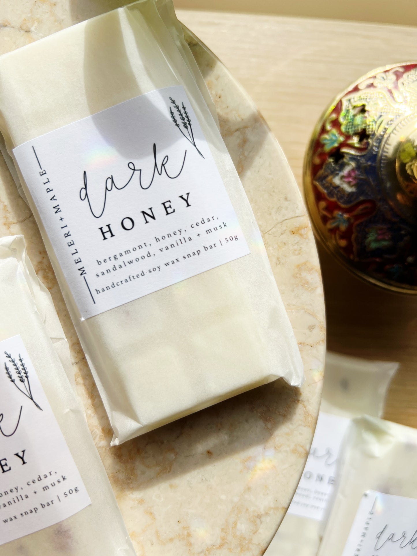 Dark Honey Snap Bar Wax Melt