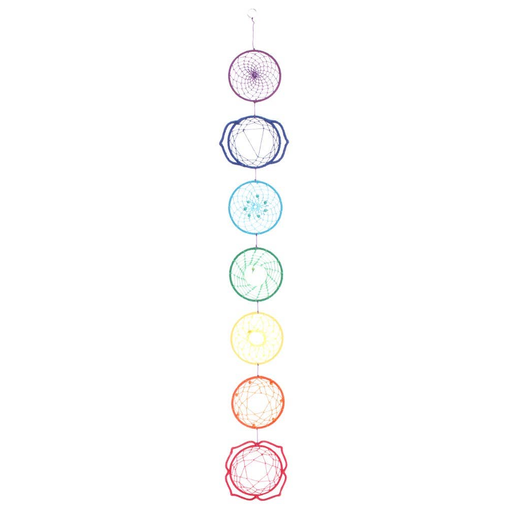 Chakra Regnbue Drømmefanger Veggpynt