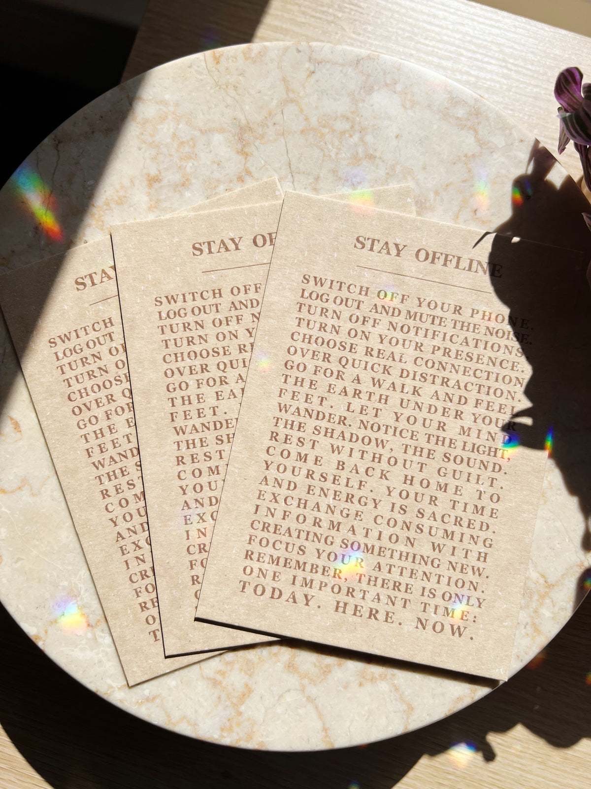Stay Offline Postkort