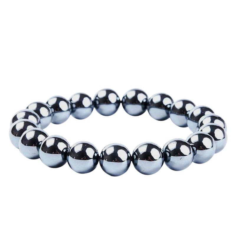 10mm Hematitt Krystallarmbånd