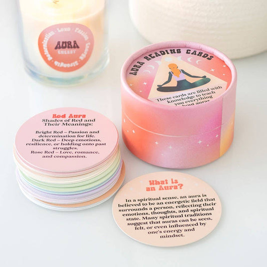 Sett med 36 Aura Lesekort