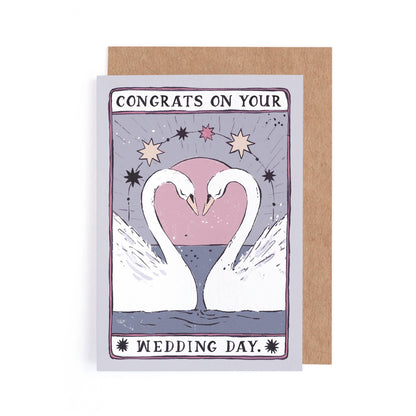 Swans Bryllupskort