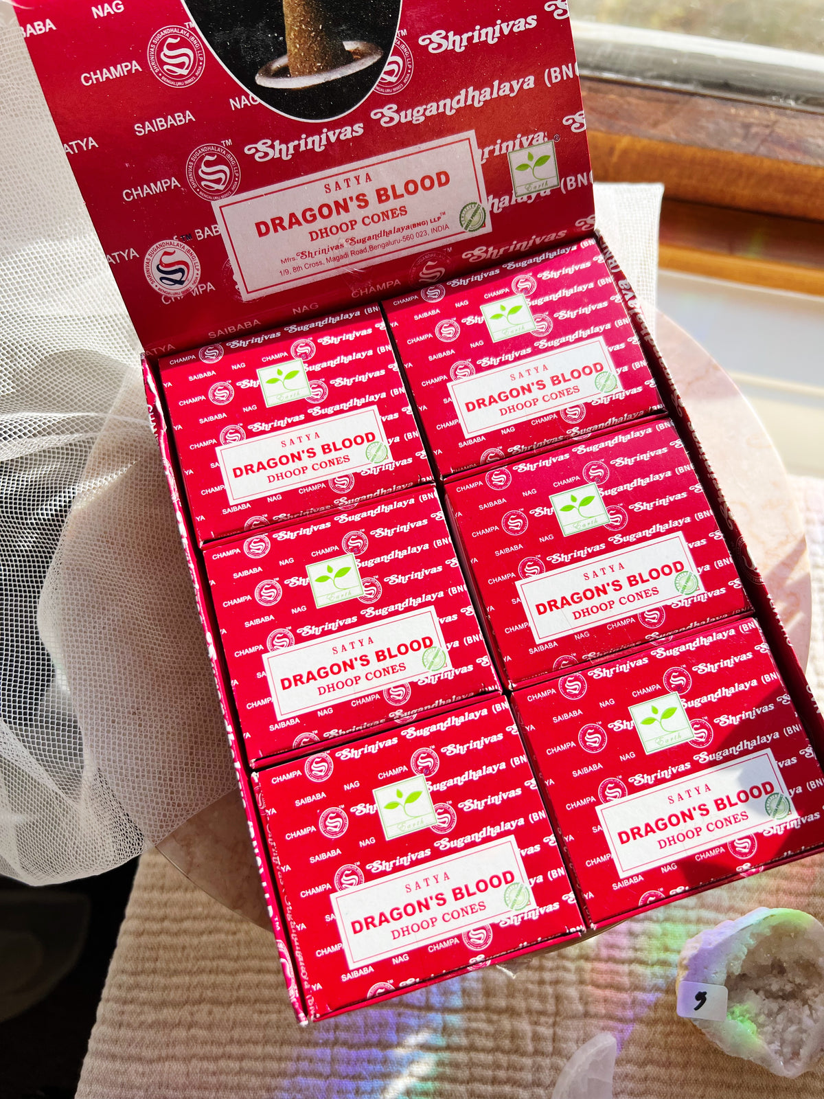 Dragon’s Blood Røkelseskjegler Satya