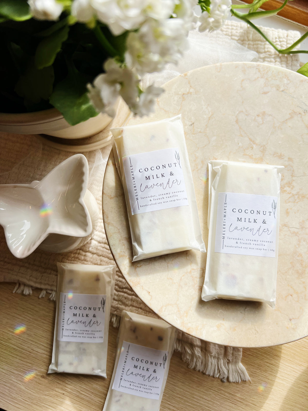 Coconut Milk & Lavender Snap Bar Wax Melt