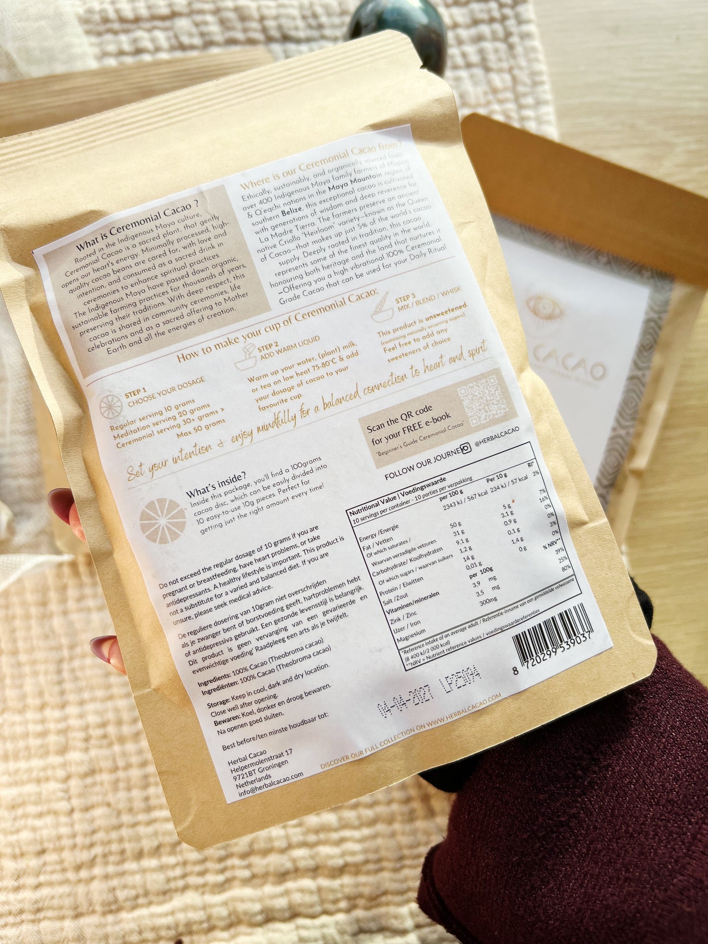 100 % Naturlig Seremoniell Kakao – Belize | Maya Mountain