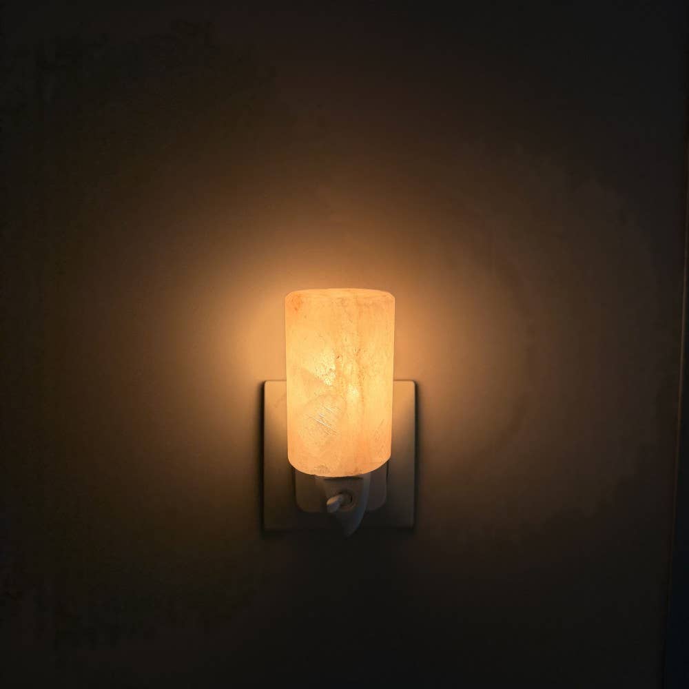 Saltlampe Nattlampe Sylinder