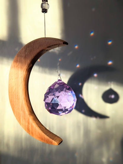 Crystal Moon Prism, Suncatcher