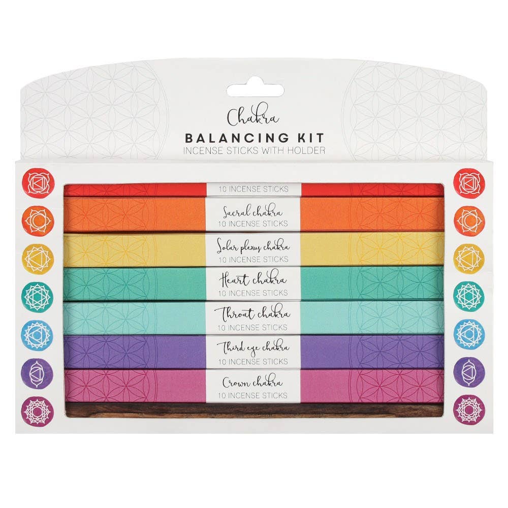 Chakra Balanserende Røkelse Gavesett