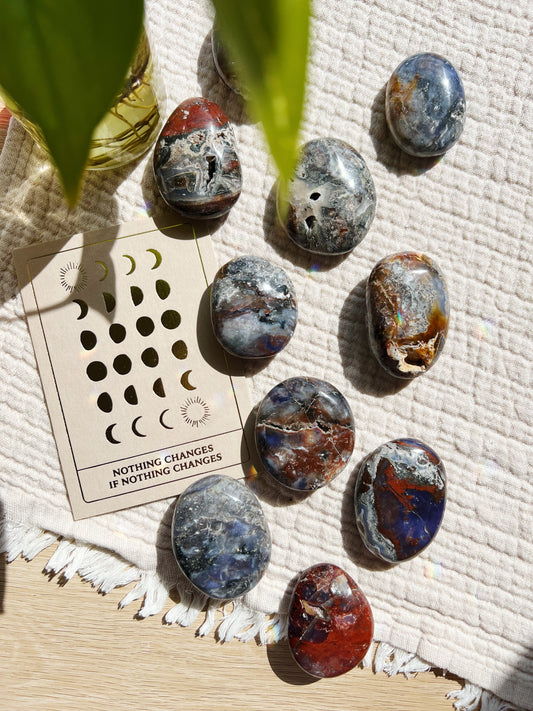 Violet Agat Palmstones