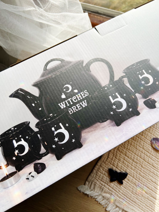 Witches’ Brew – Keramisk Kjele Tekanne & Koppsett