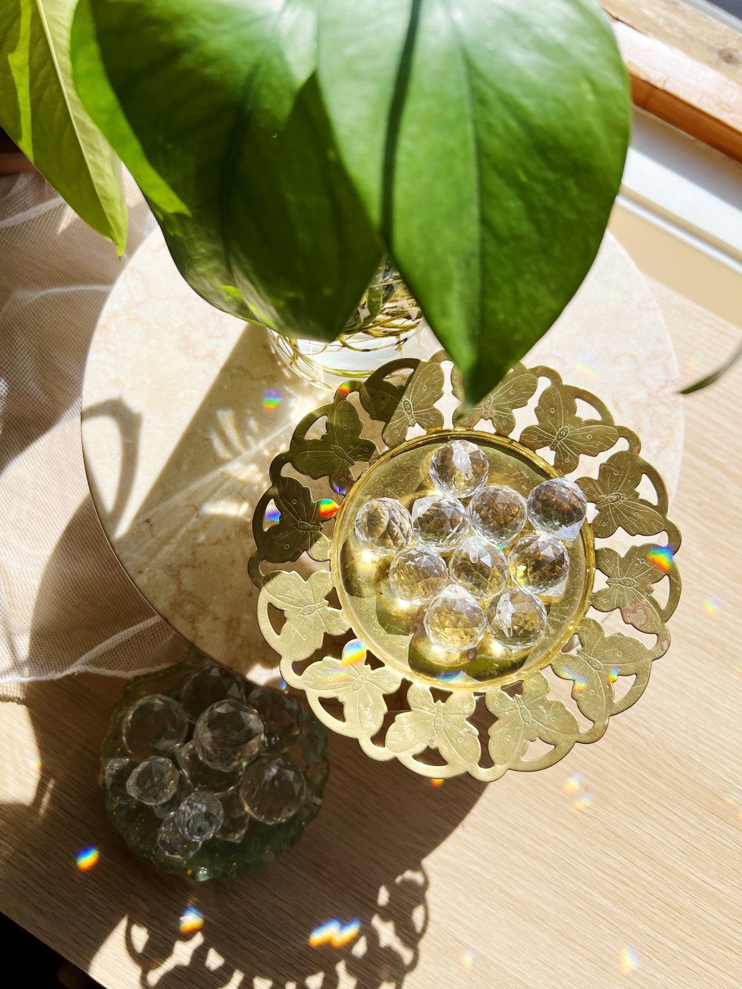 Feng Shui ball (2 cm) Suncatcher