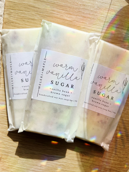 Warm Vanilla Sugar Snap Bar Wax Melt