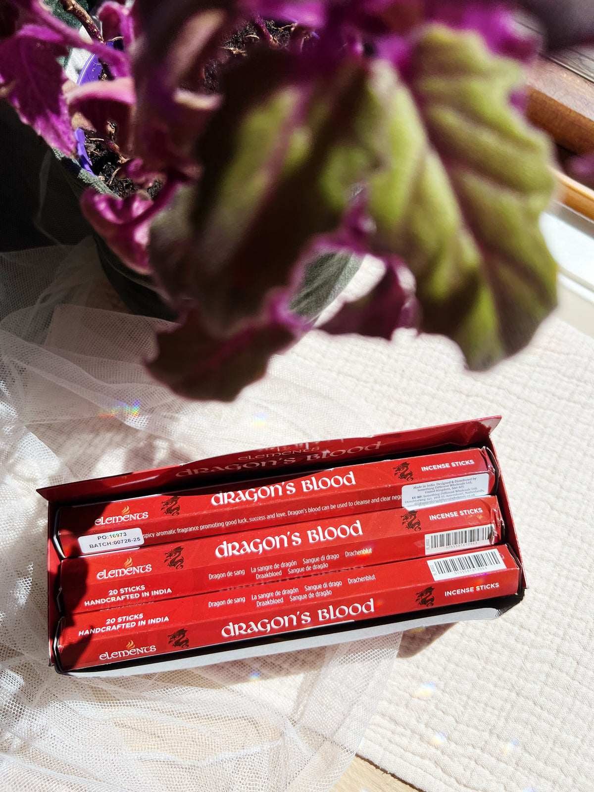 Elements Dragon's Blood røkelsespinner