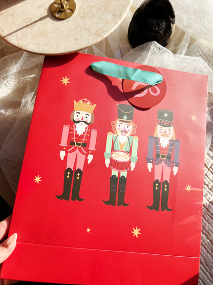 Rød Gavepose – Nutcracker (34 cm)