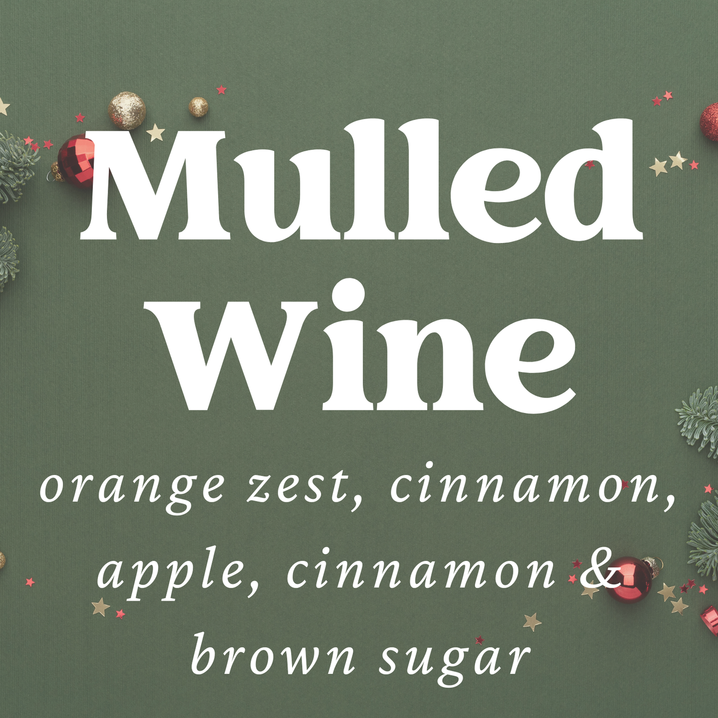 Mulled Wine Christmas Heart Wax Melts