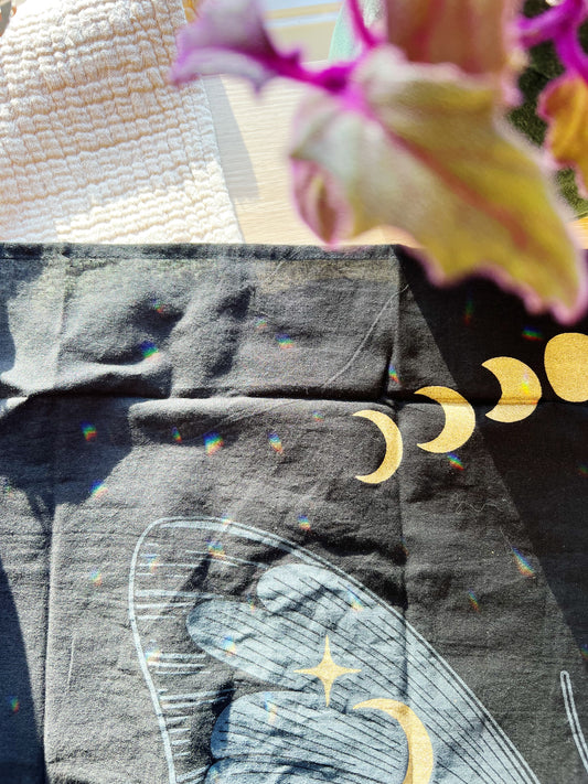 72cm Sort Møll Alterduk