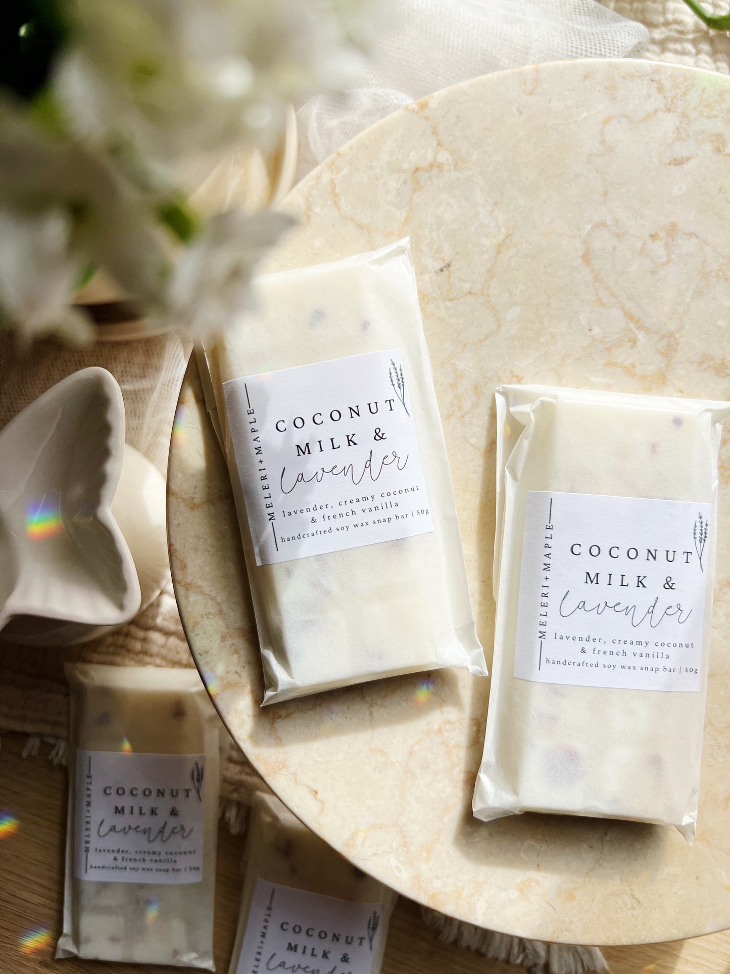 Coconut Milk & Lavender Snap Bar Wax Melt