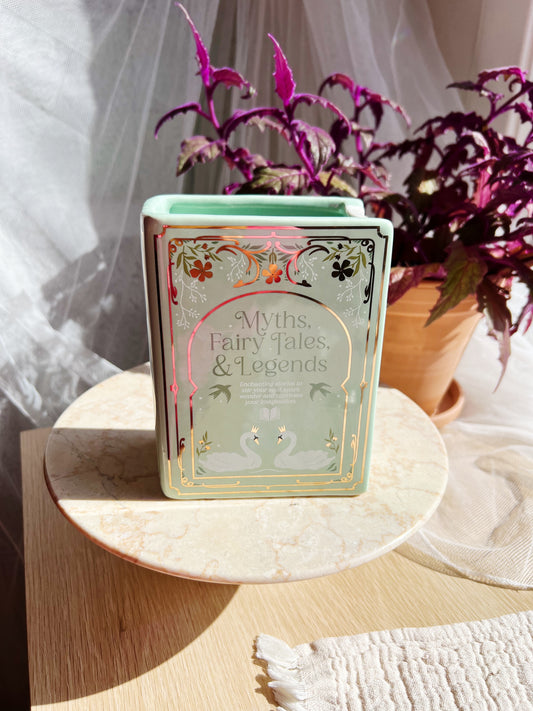 Grønn Bokformet Vase