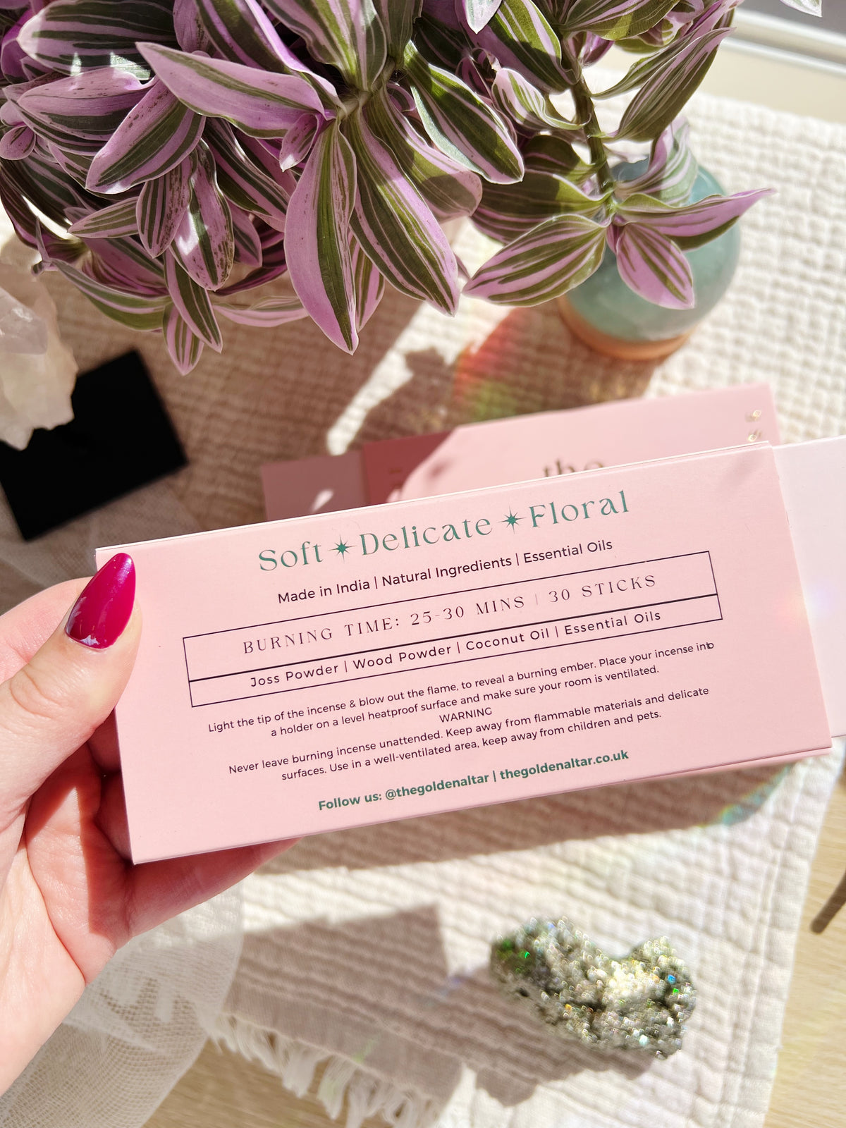 Rose & Vetiver Røkelse