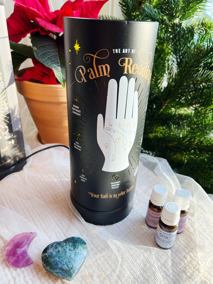 Palm Reading Elektrisk Aroma Lampe (13 x 13 x 28 cm)