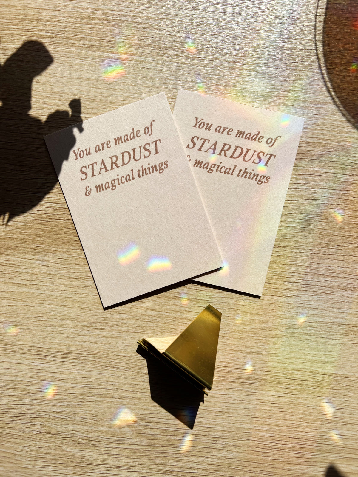 You Are Made of Stardust & Magical Things Mini - Postkort