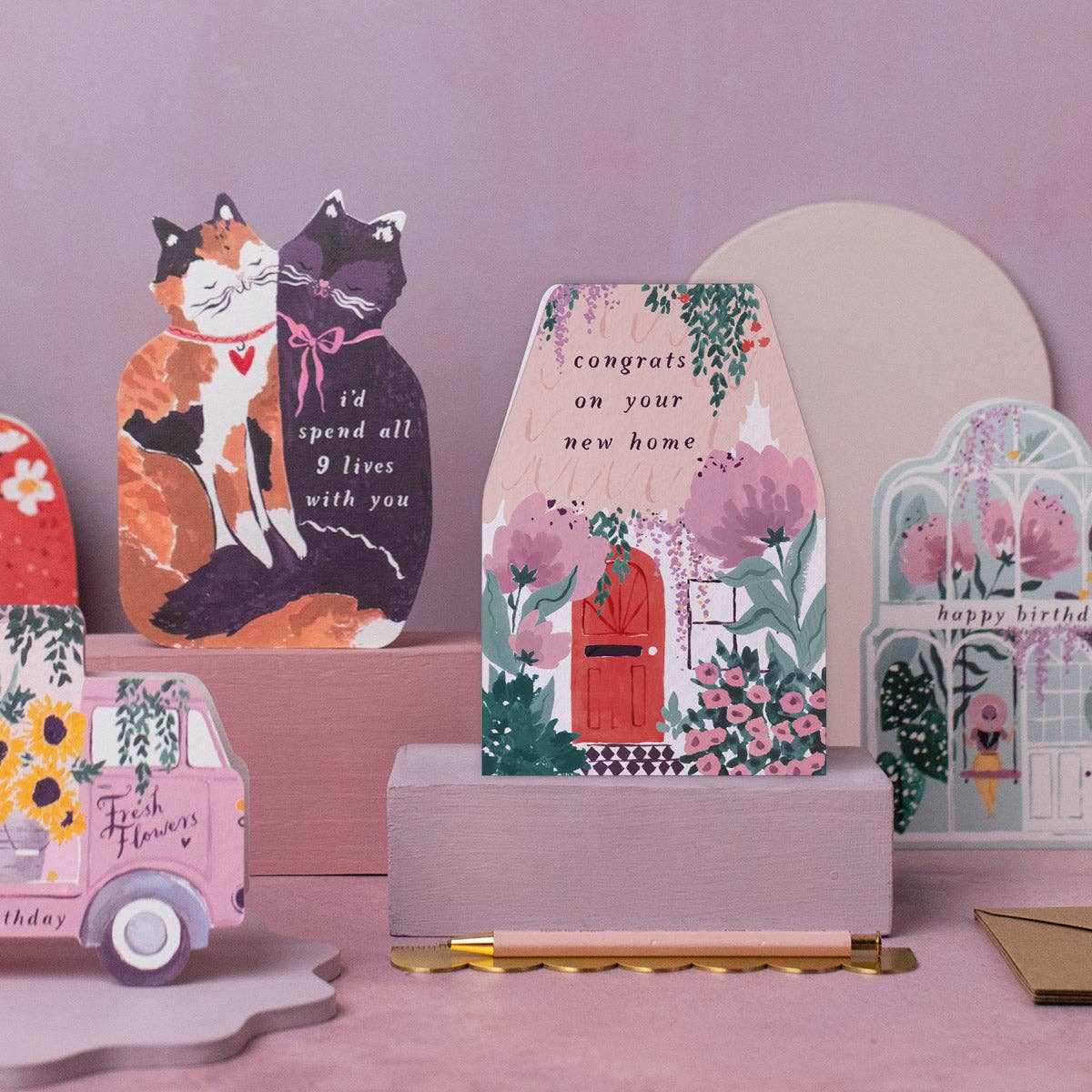 New House Kort med konvelutt