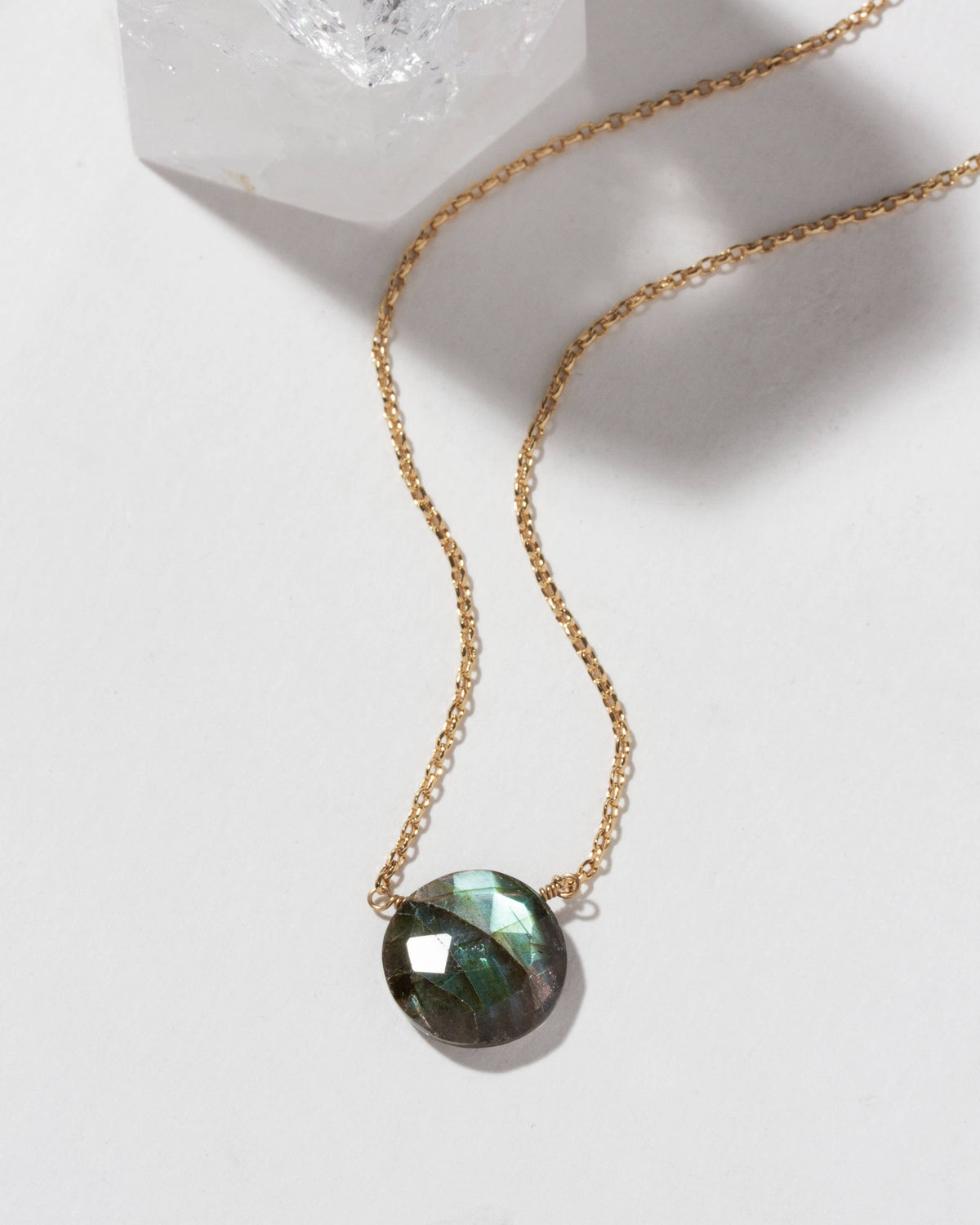 Gem in the Moon Halskjede – Labradoritt