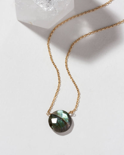 Gem in the Moon Halskjede – Labradoritt