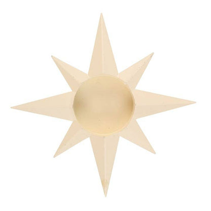 Cream Golden Star Telysholder