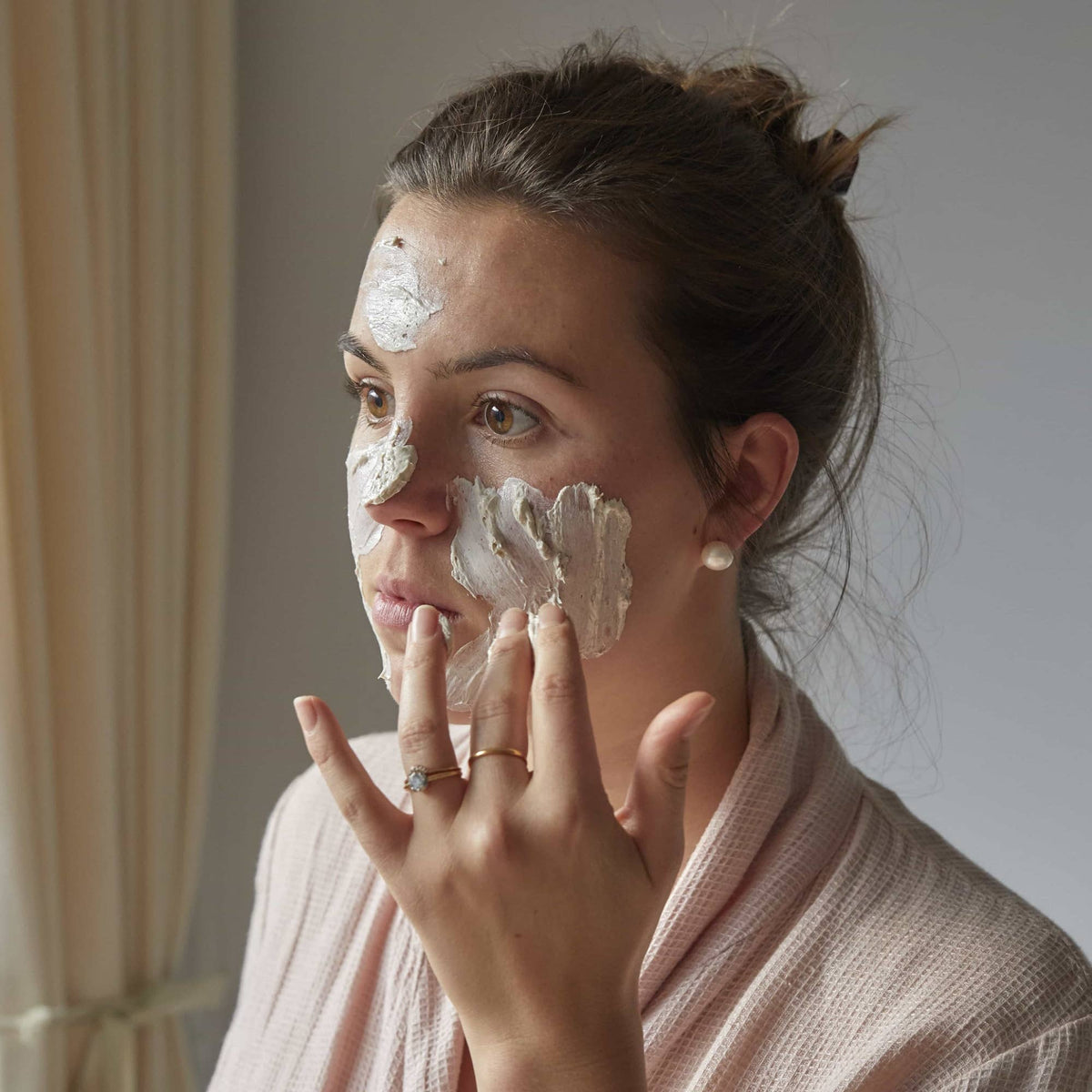 Face Mask med Kaolin Clay & Olive Stone Powder