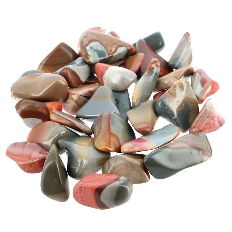 Polykrom Jaspis Krystallchips