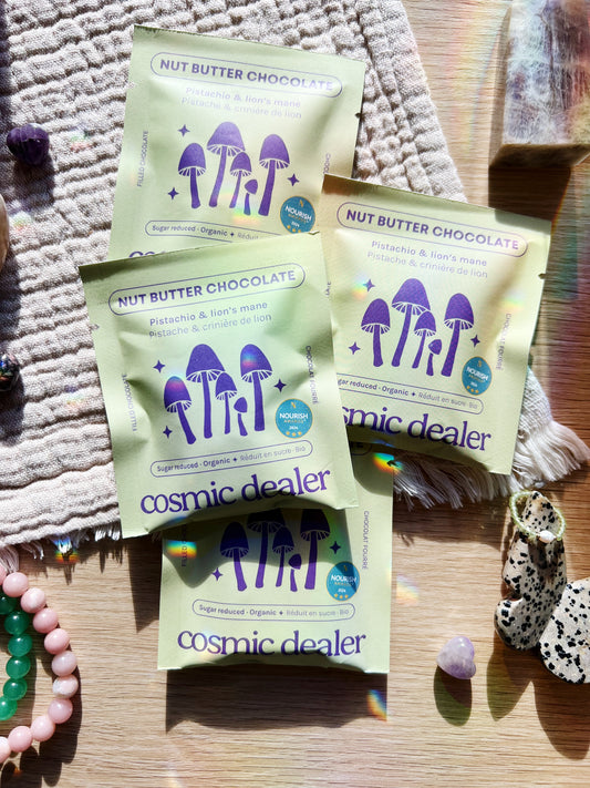 Chakra sjokolade Pistasj og Lion's Mane