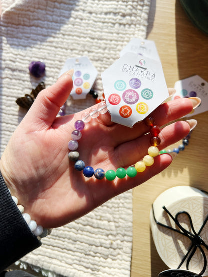 Chakra Balanserende Krystalarmbånd