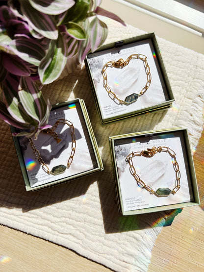 Intuition Gemstone Armbånd – Labradoritt