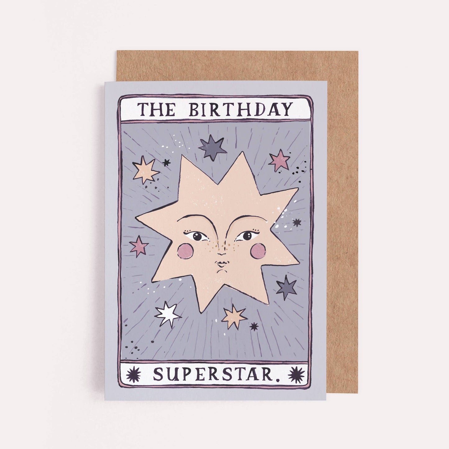 Tarot Superstar Birthday Kort