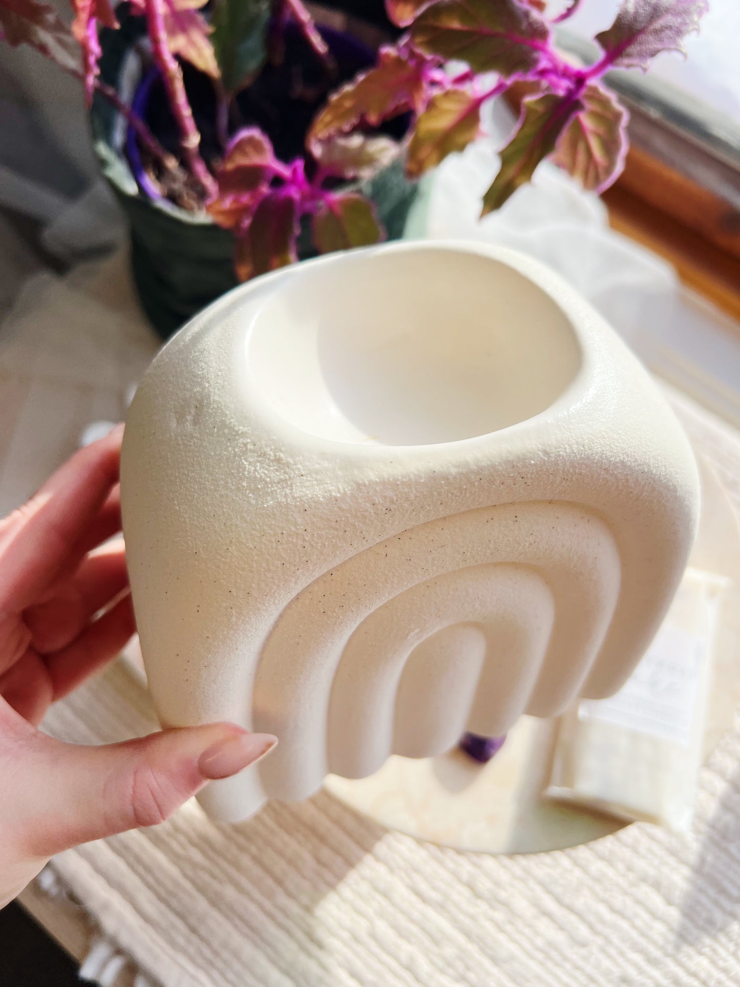 Regnbue Olje og Wax Warmer Brenner