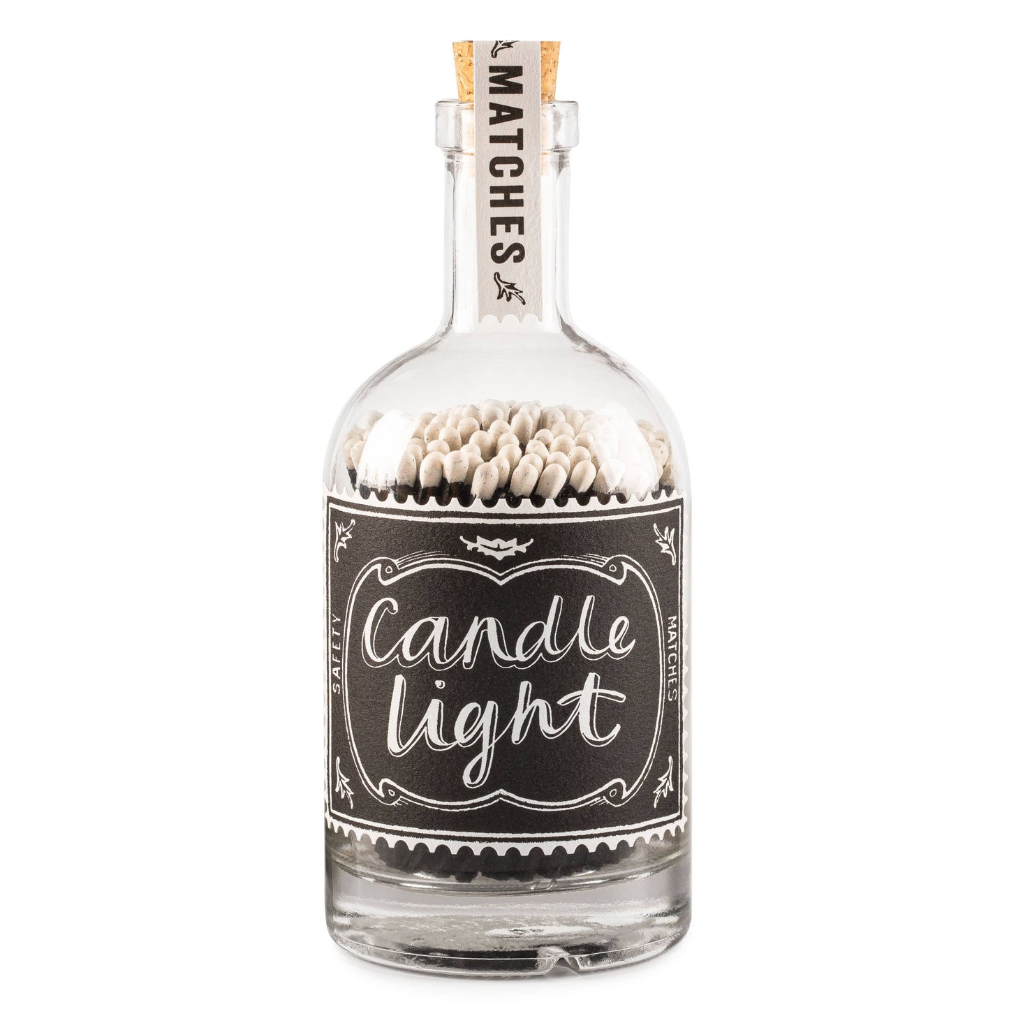 Candle Light Luxury Fyrstikker I Glassflaske