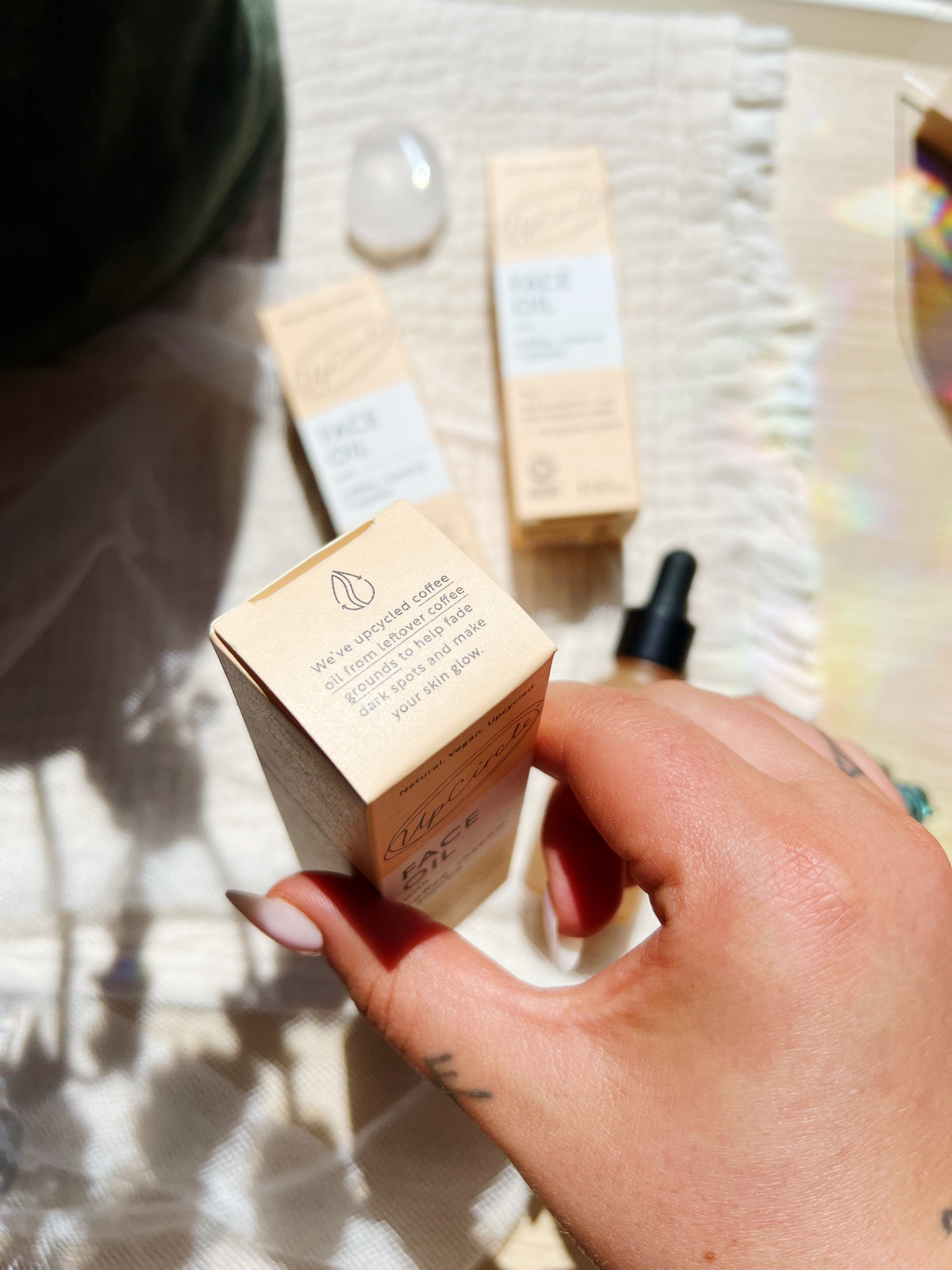 Face Oil med coffee, rosehip + jojoba