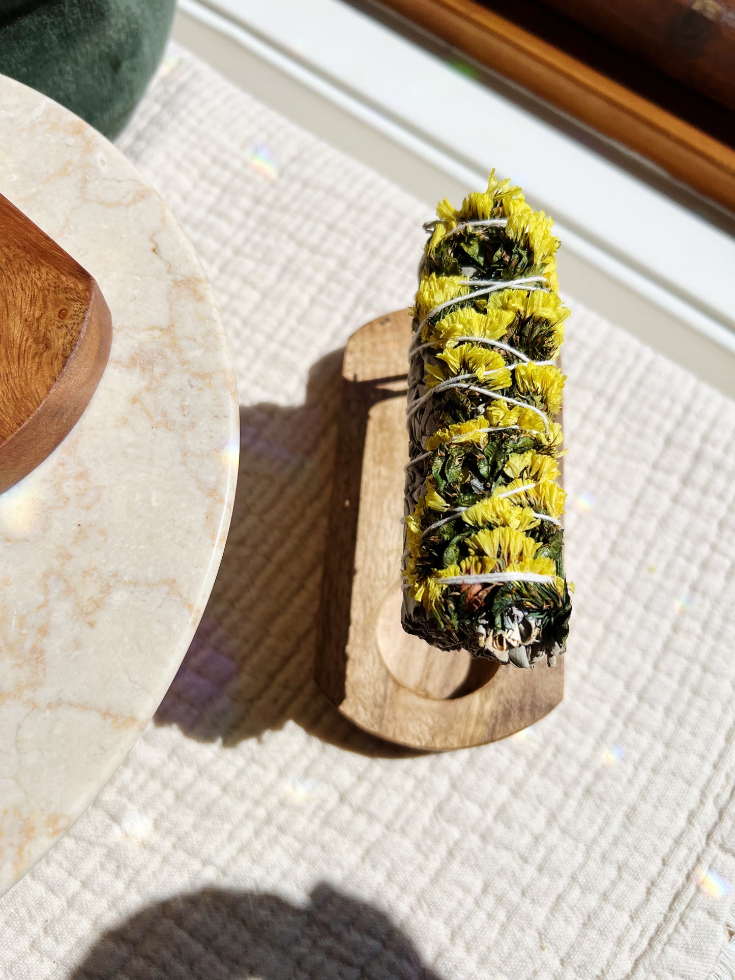 Palo Santo & Salvie Holder i Akasiatre