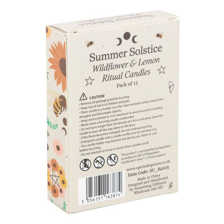 Wildflower & Lemon Summer Solstice Ritualelys