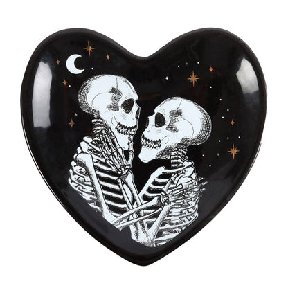 Skeleton Couple Hjerteskål