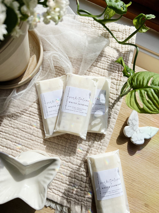 Pink Tulip & White Jasmine Snap Bar Wax Melt