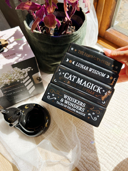 Black Cat Magick Bokhylle-Vase
