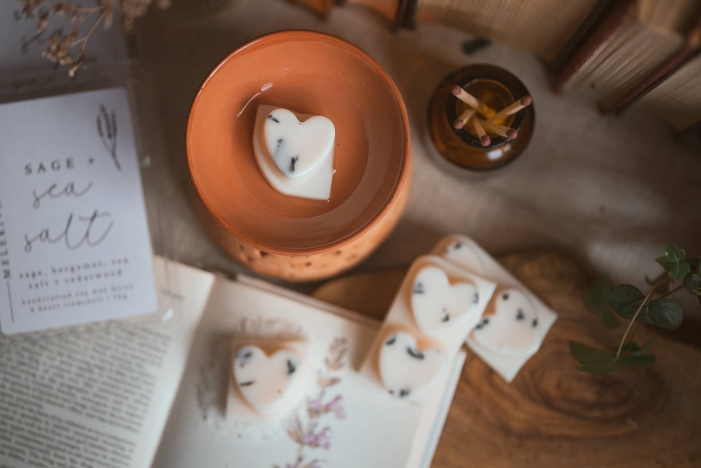 Mulled Wine Christmas Heart Wax Melts