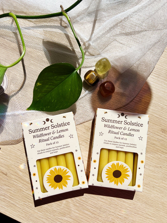 Wildflower & Lemon Summer Solstice Ritualelys