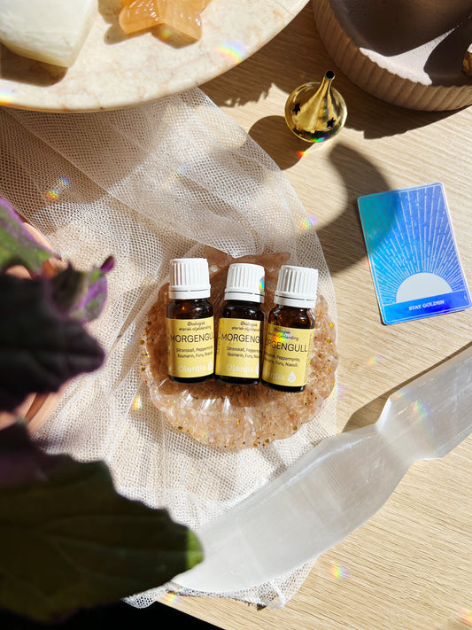 Morgengull - Ren eterisk oljeblanding økologisk. 10ml
