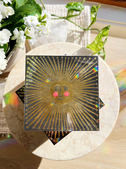 Sun Ray Fyrstikker - Kvadratisk Fyrstikkeske