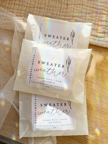 Sweater Weather Star Wax Melts