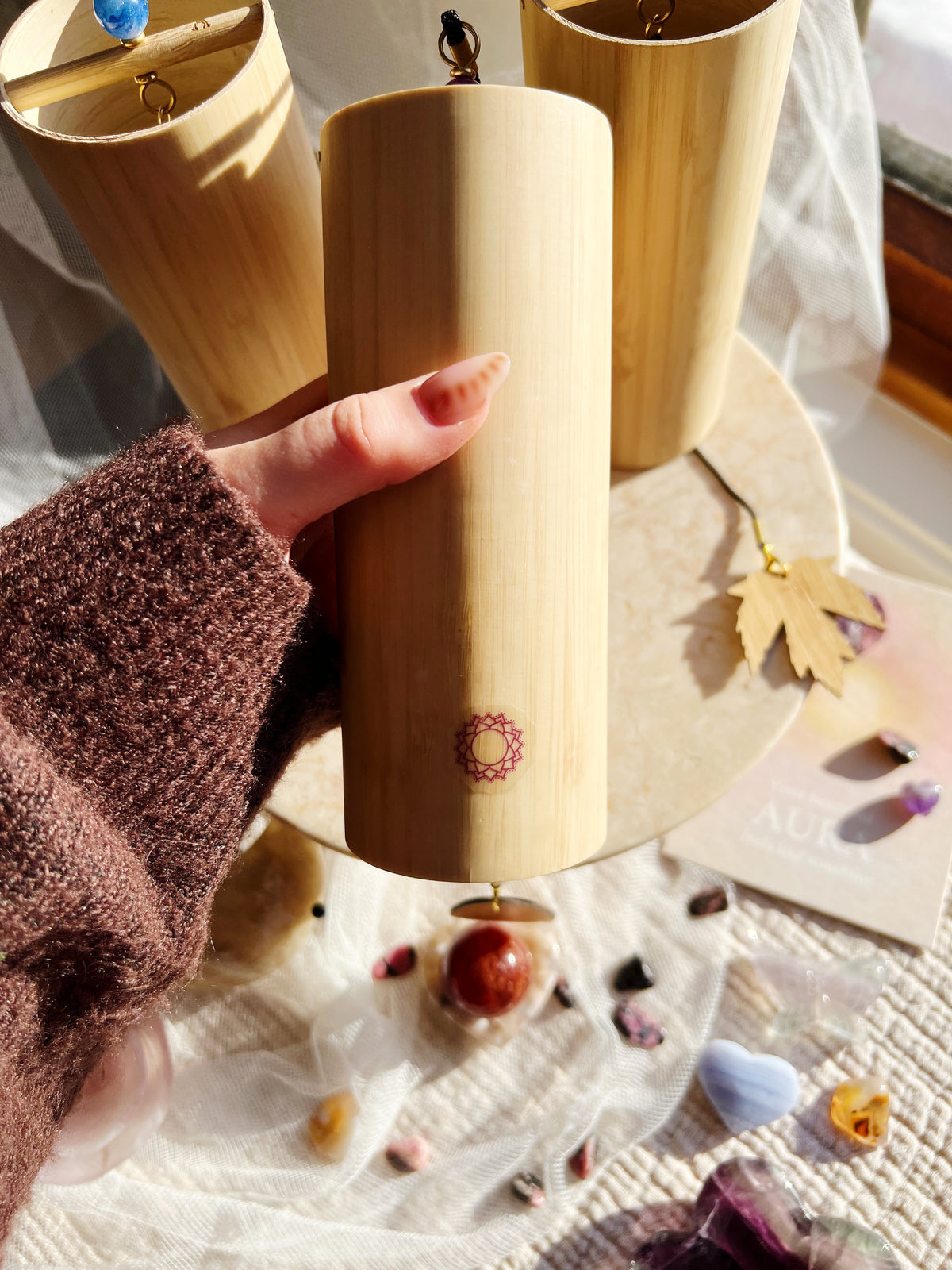 Bodhi Sound Play chakra-vindspill, bambus – velg ditt chakra