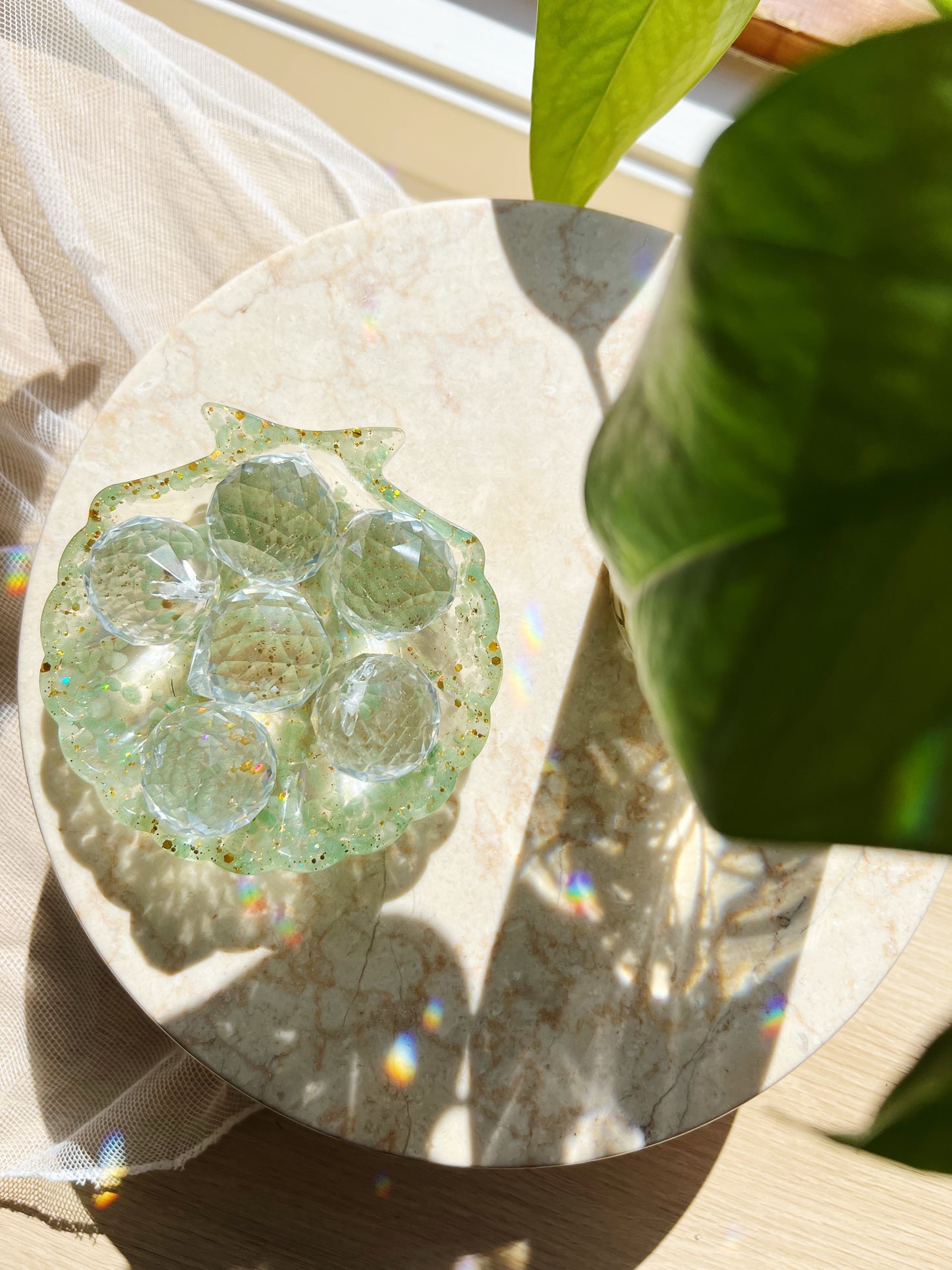 Feng Shui ball (3 cm) Suncatcher
